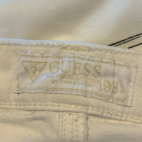 Women’s Guess Brittany Boot White Jeans - Picture 6 of 8